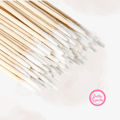 Palitos de naranjo con algodón 100 unidades